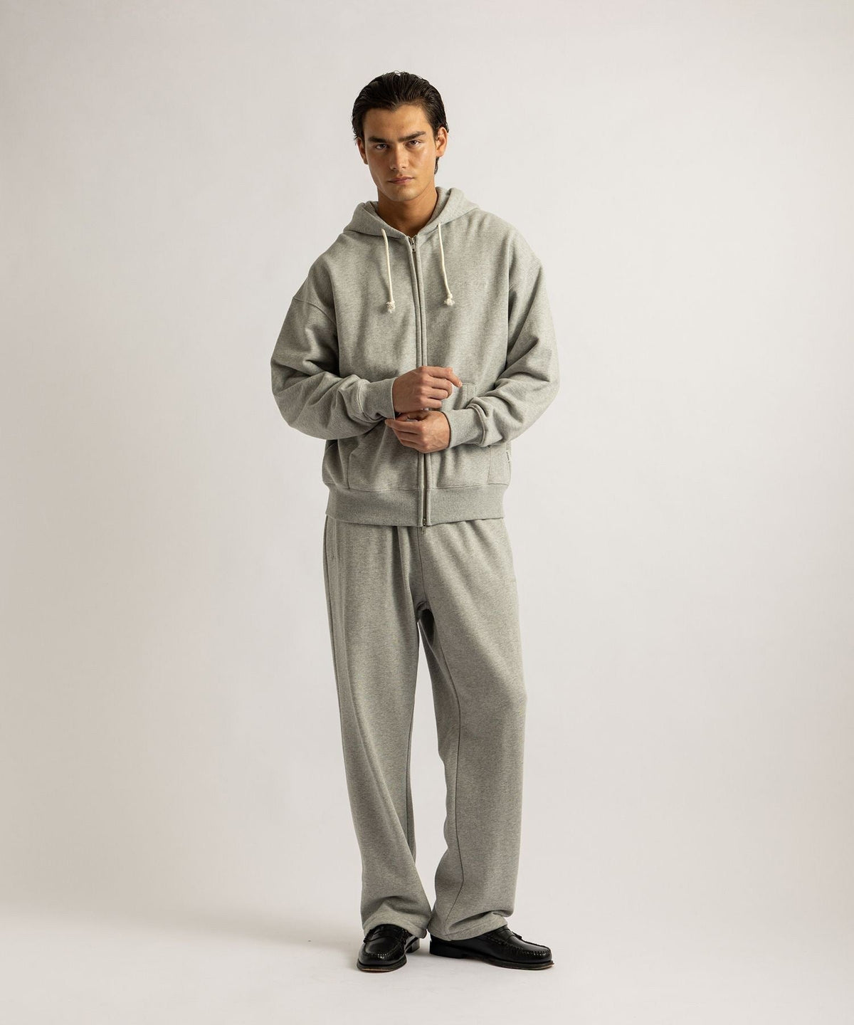 Canal Waffle Lined Zip Hoodie