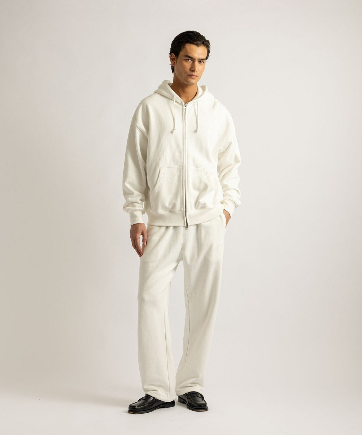 Canal Waffle Lined Zip Hoodie