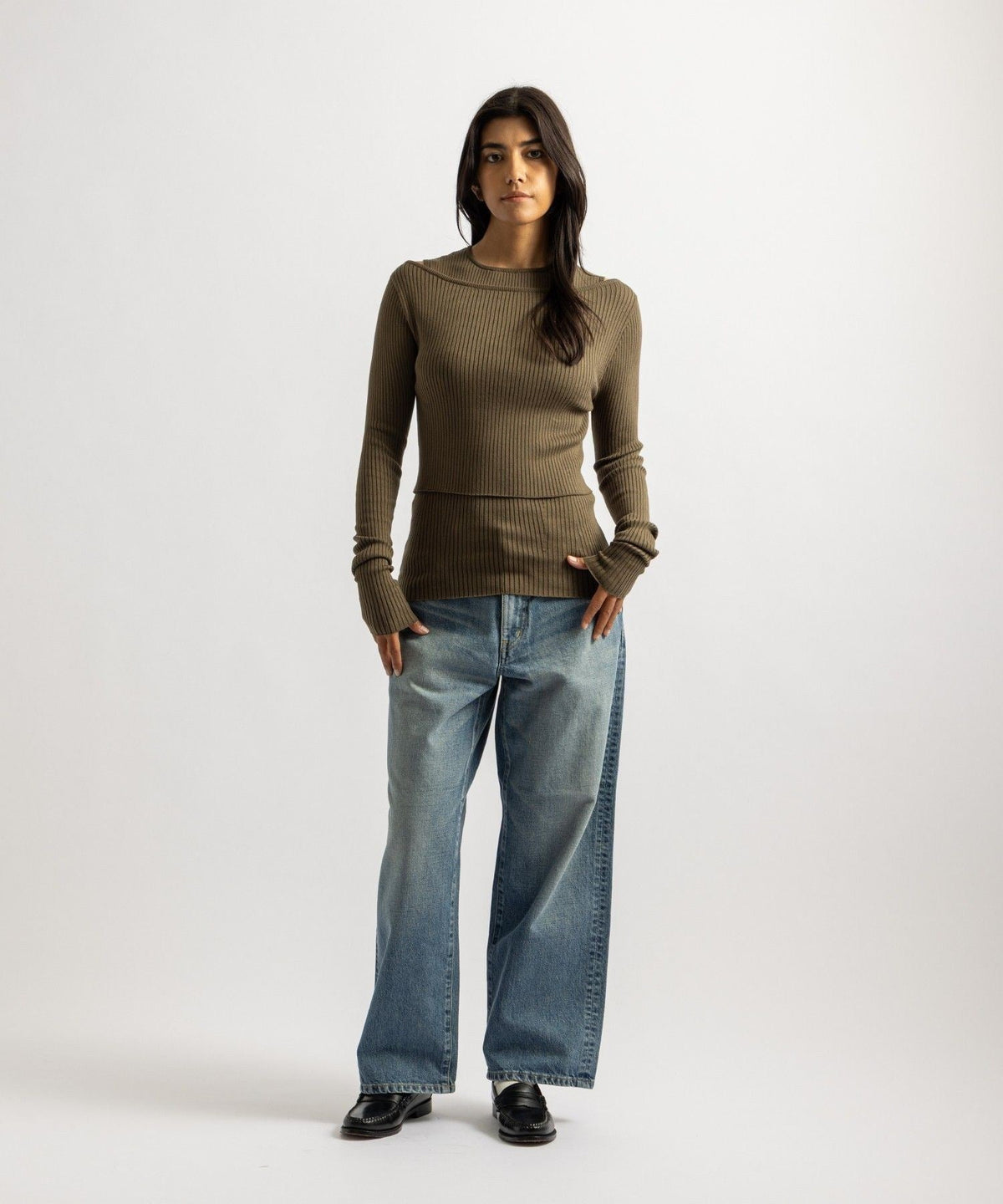 Corinne Double Layer Knit | WOMEN