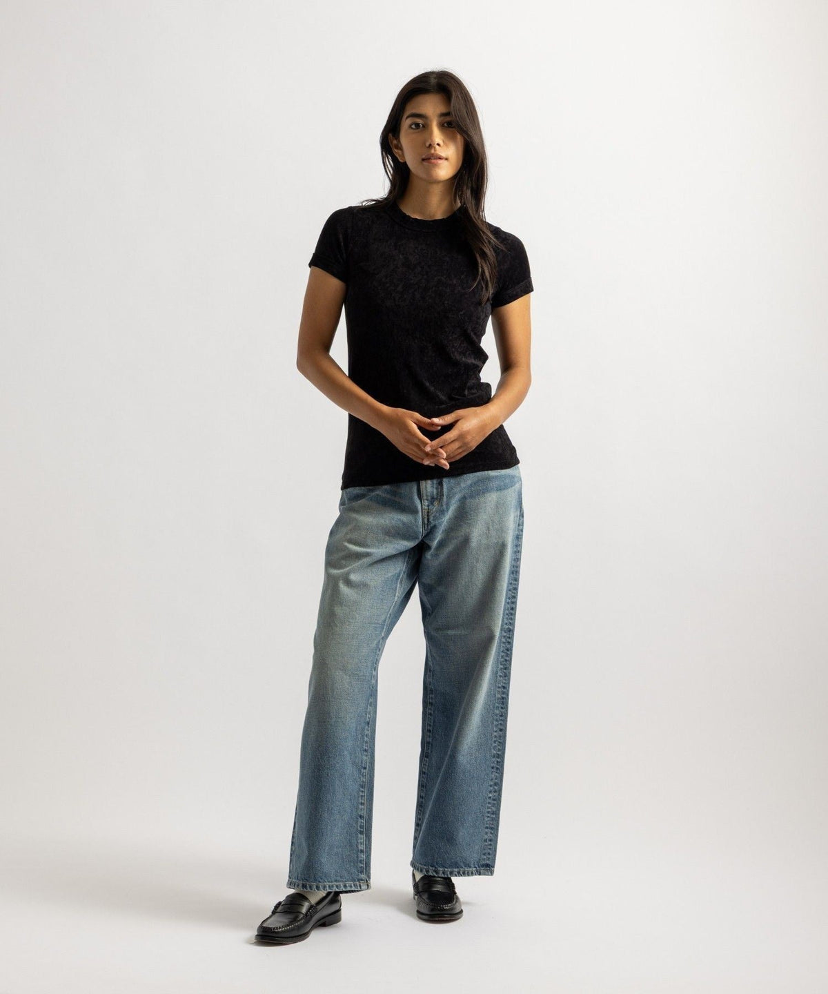 Nadia Trim Collar Top | WOMEN