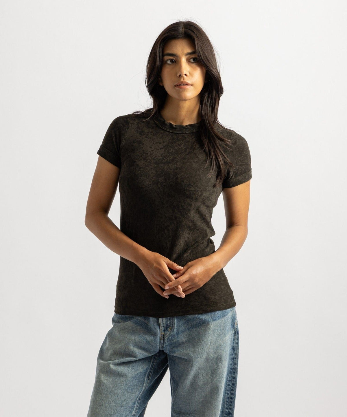 Nadia Trim Collar Top | WOMEN