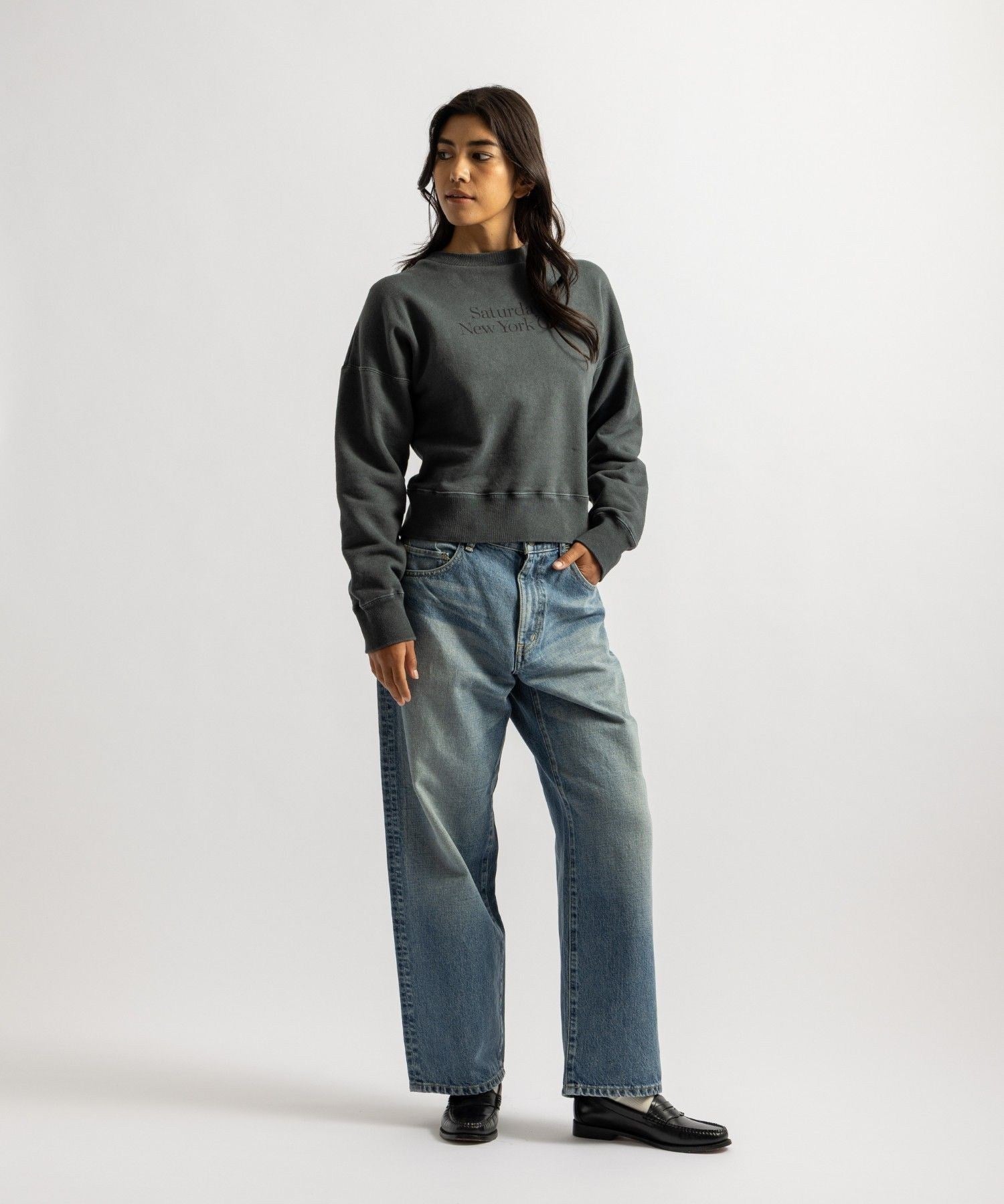 Genny Dropped Shoulder Sweat | WOMEN