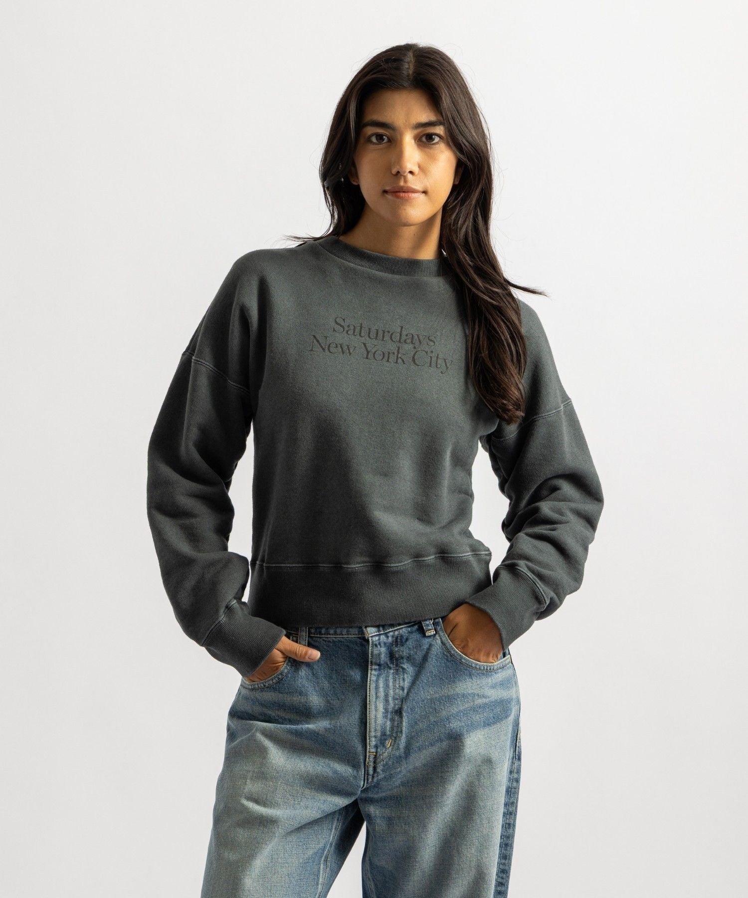 Genny Dropped Shoulder Sweat | WOMEN