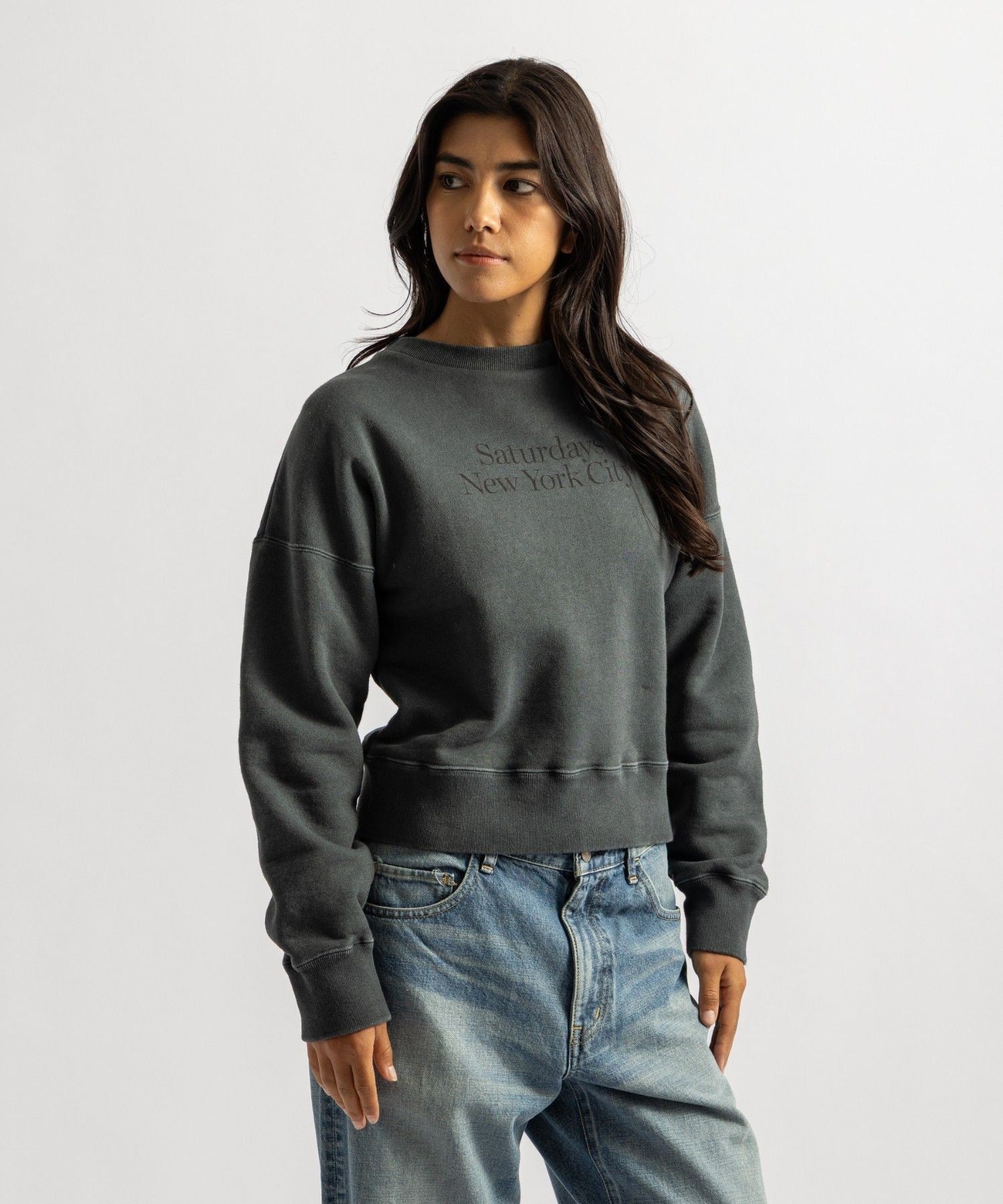Genny Dropped Shoulder Sweat | WOMEN