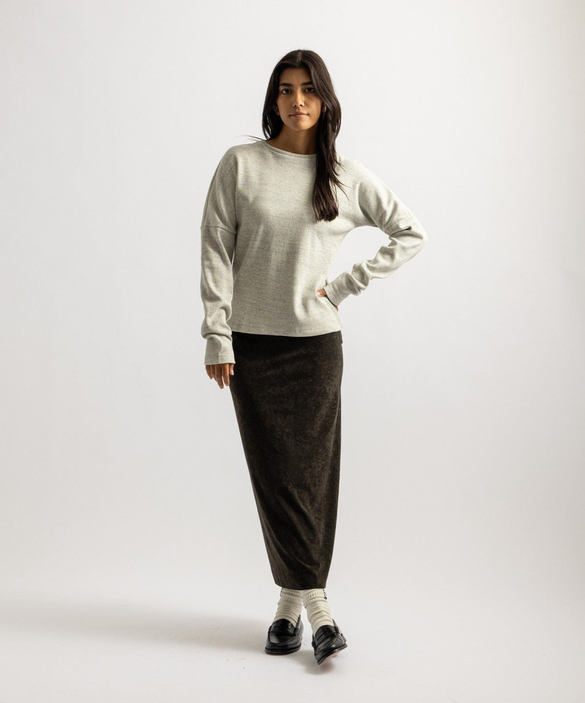 Steff Marl Layer Top | WOMEN