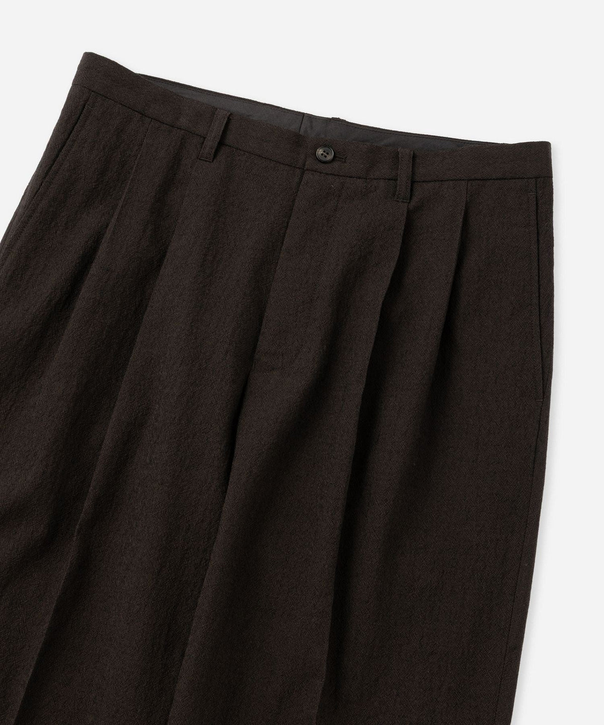 George Wool Two Tuck Pant