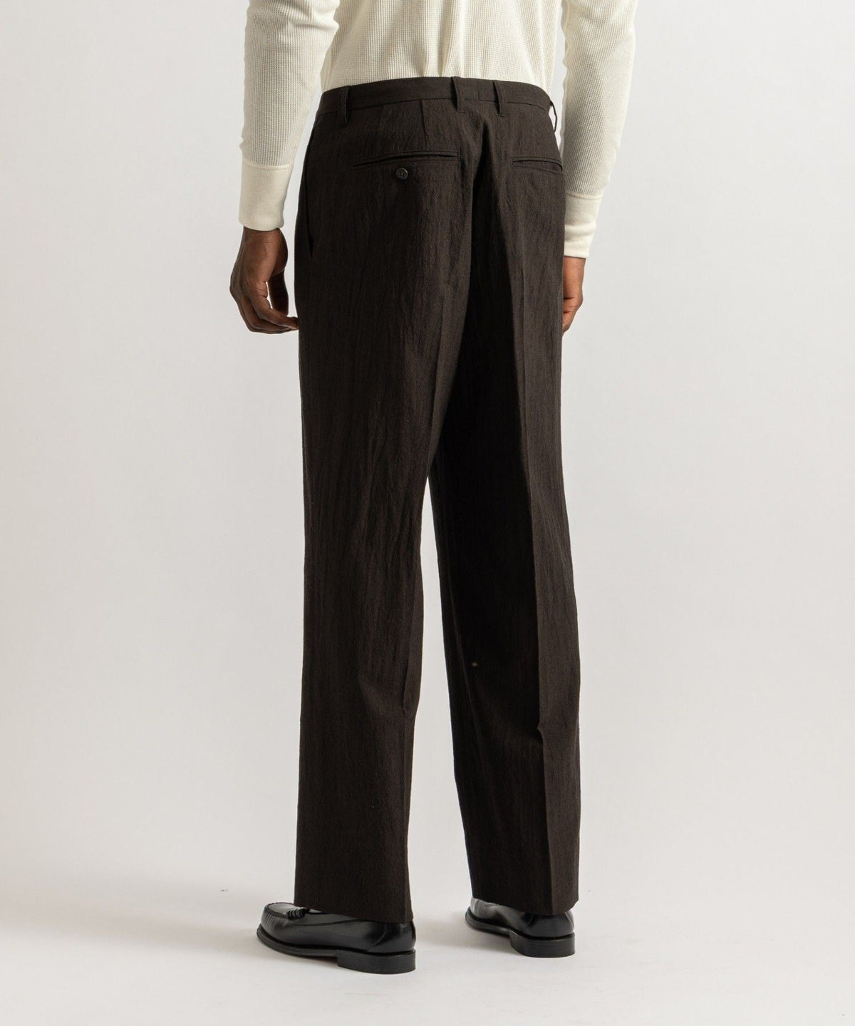 George Wool Two Tuck Pant
