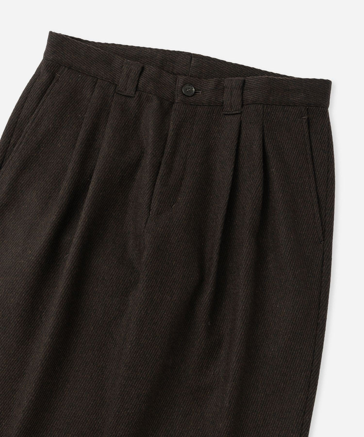 George Two Tuck Tweed Pants