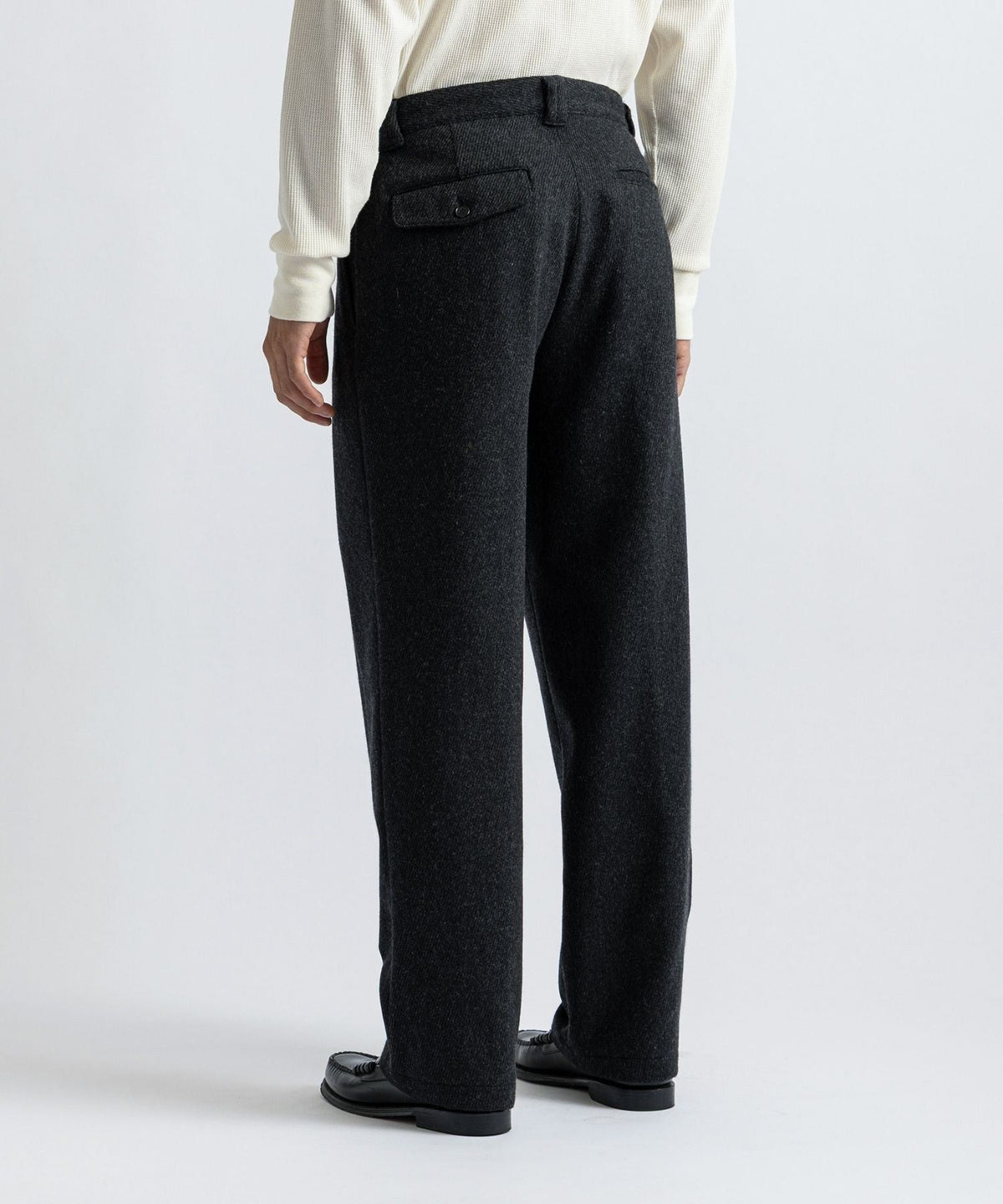 George Two Tuck Tweed Pants