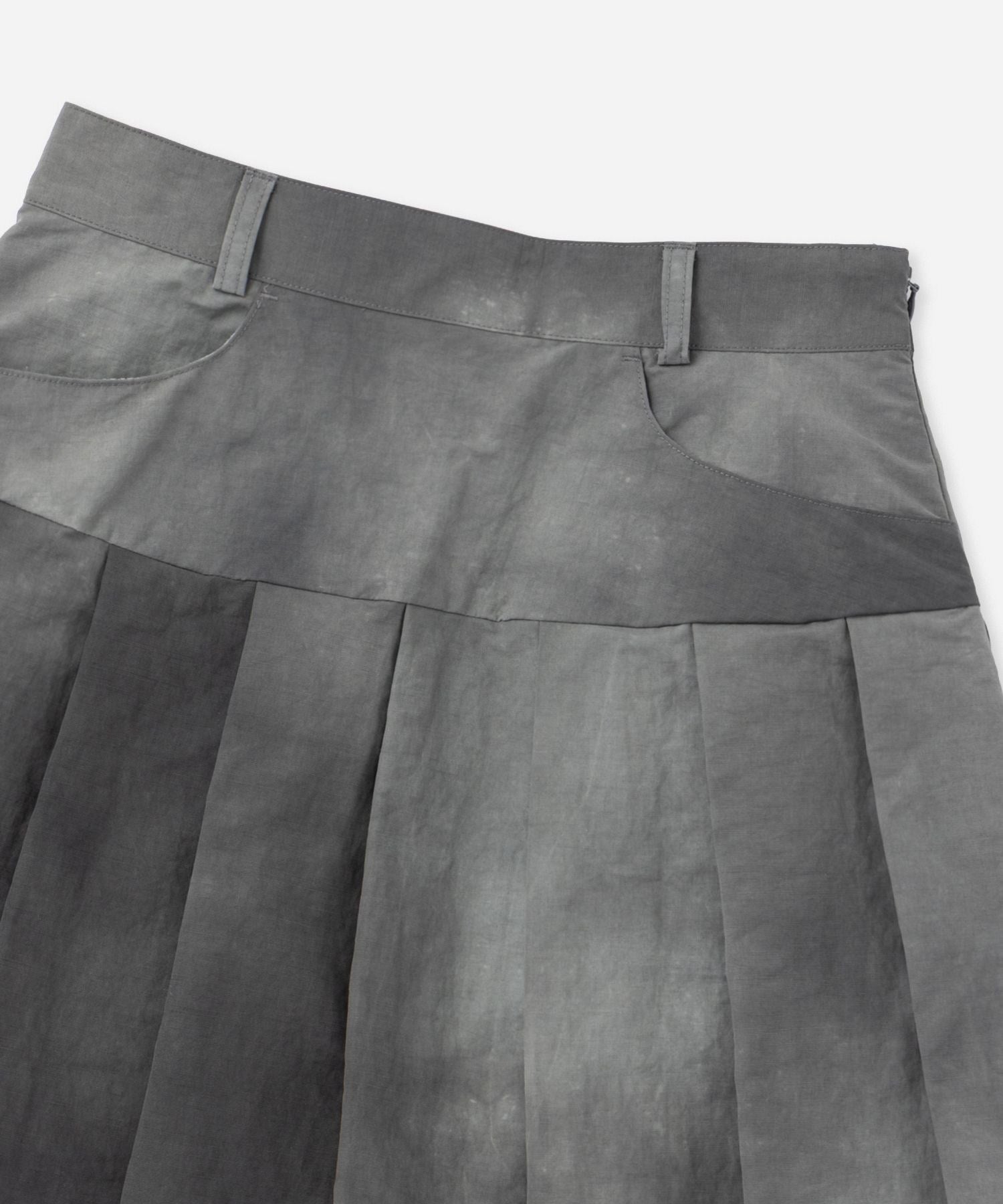 Marbledyed Pleats Skirt | WOMEN