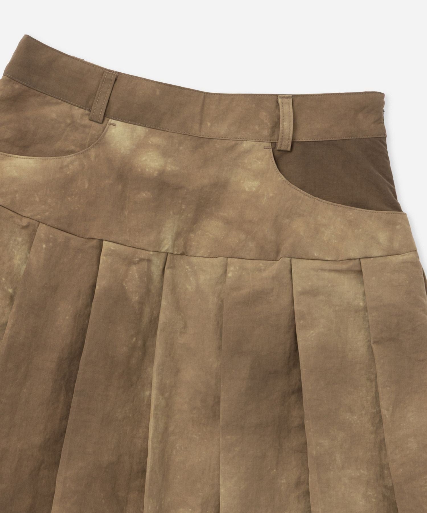Marbledyed Pleats Skirt | WOMEN