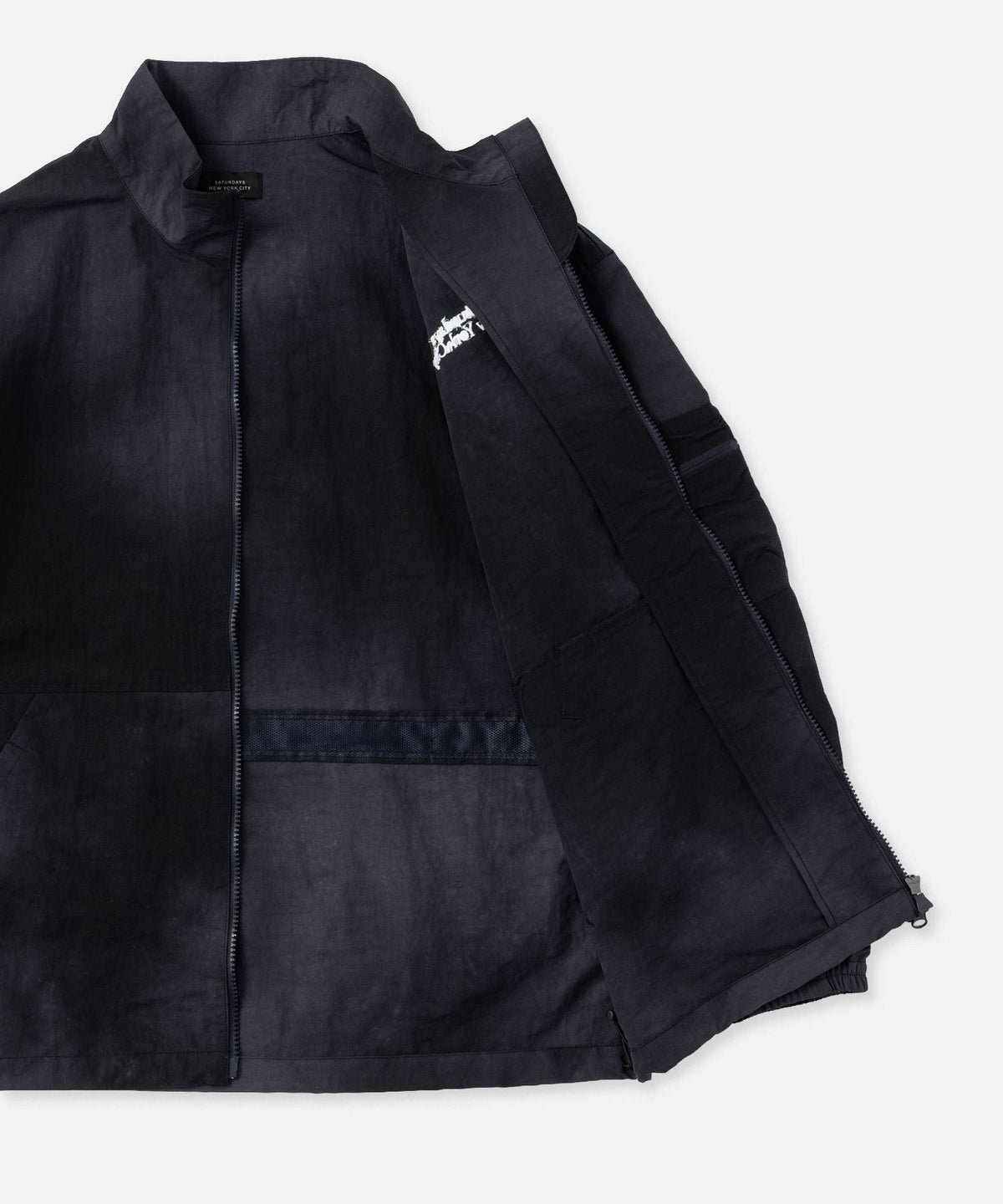 Marble Dyed Zip Blouson