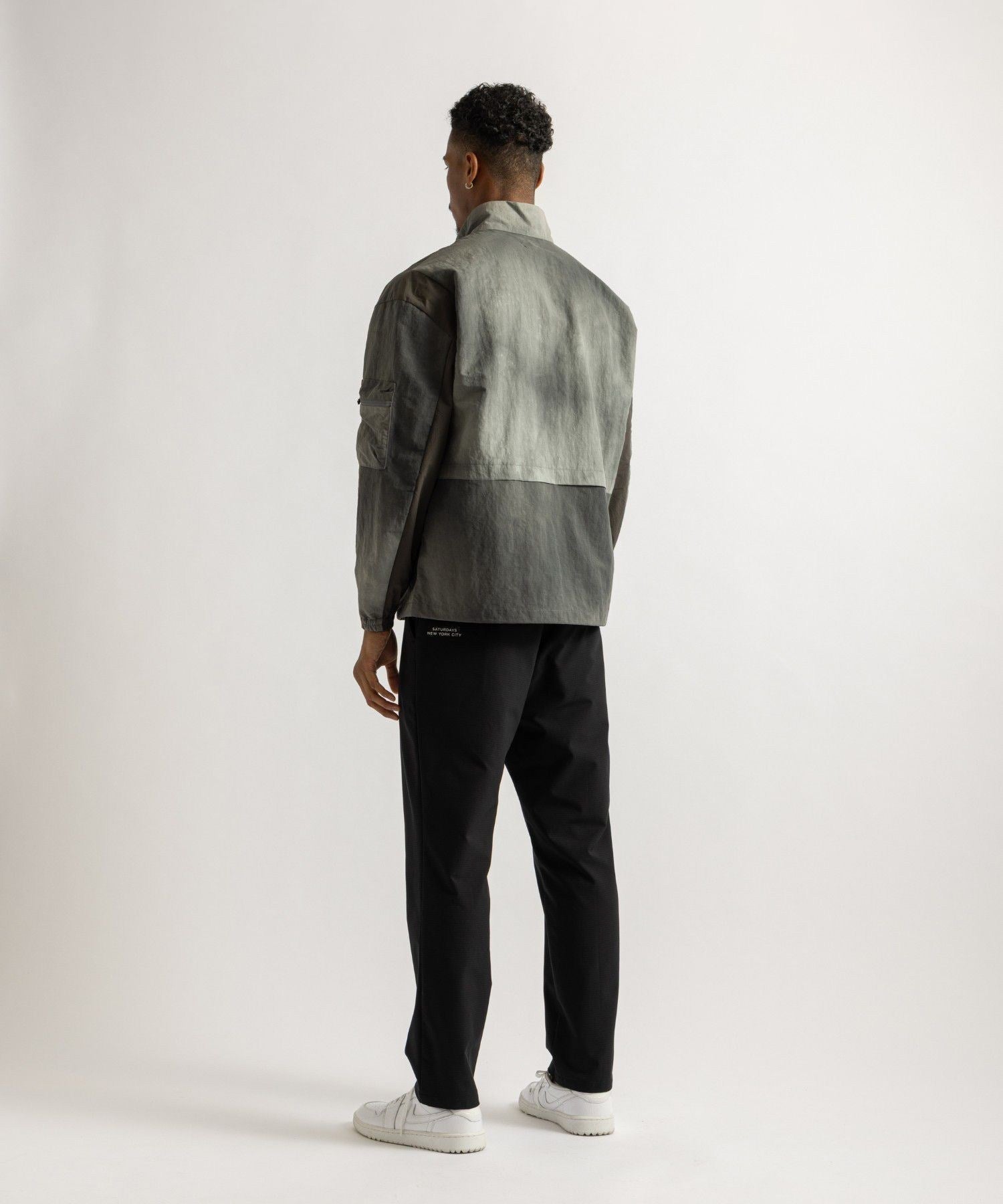 Marble Dyed Zip Blouson