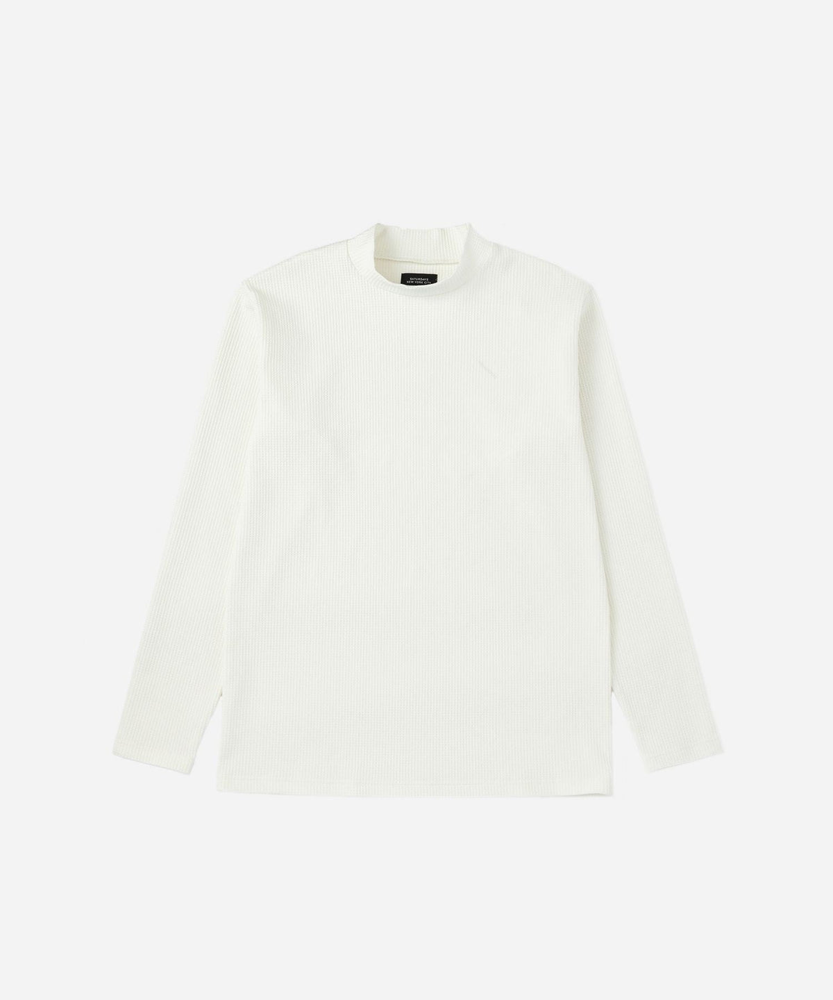 Waffle Mockneck LS