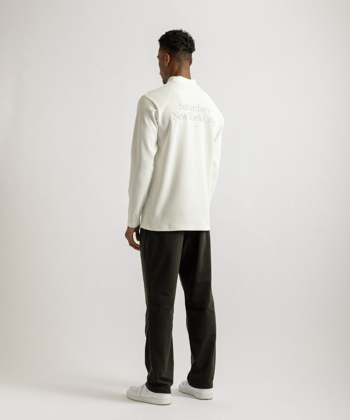 Waffle Mockneck LS
