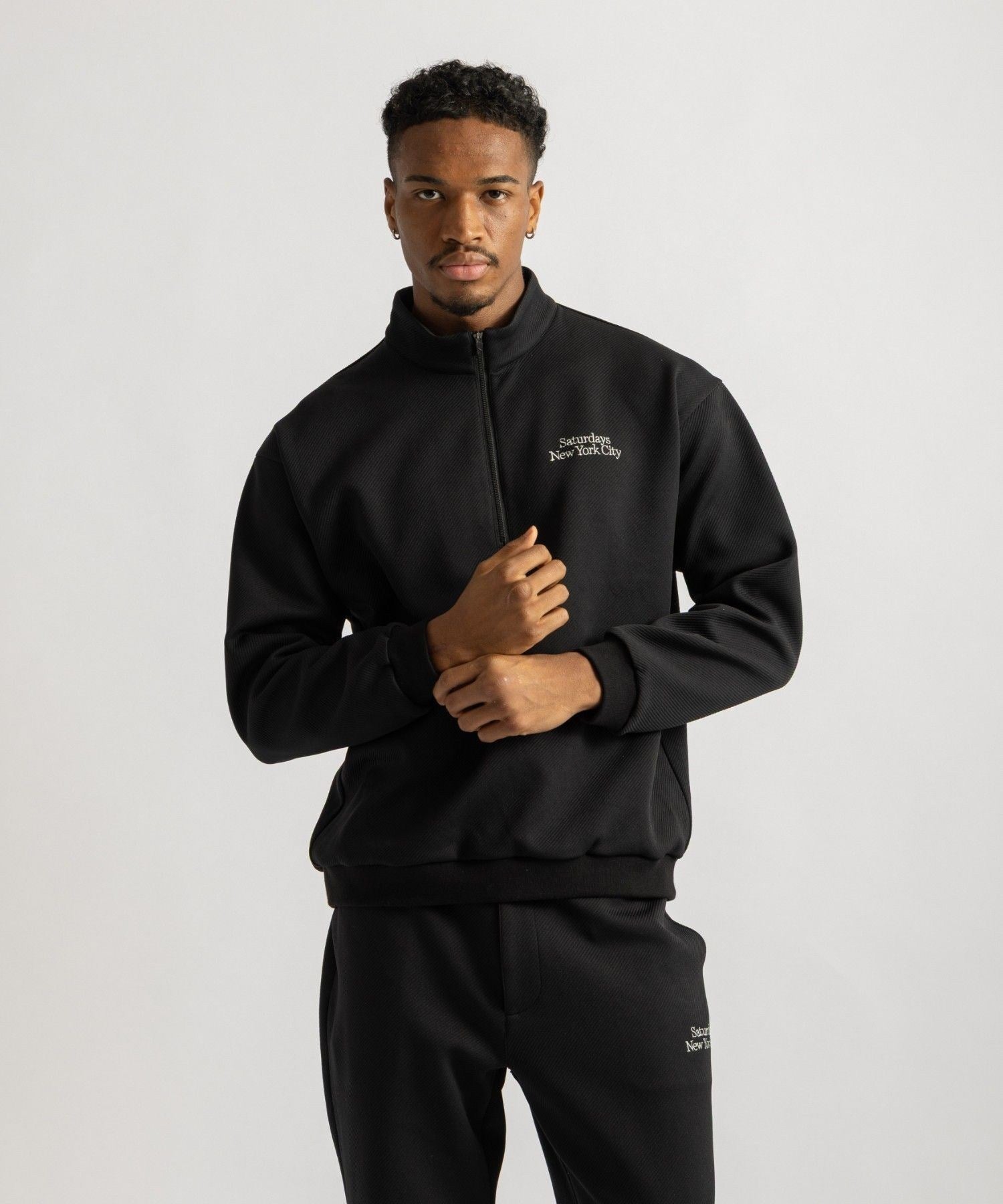 Kersey Sweat Half Zip Pullover | Saturdays NYC Japan
