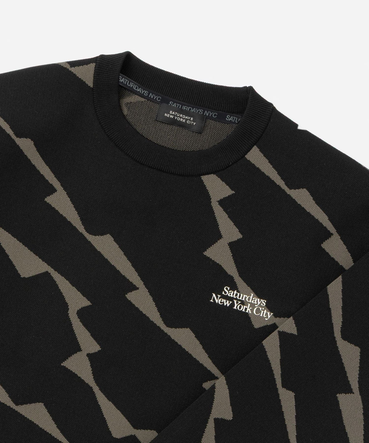 Wave Jacquard Pullover