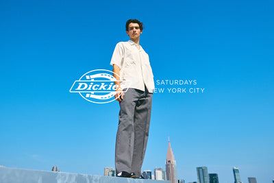 【美品】サタデーズニューヨークシティ　ワッフルニット　ブラウン　Mサイズ相当 Saturdays NYC｜サタデーズ ニューヨークシティ オフィシャル