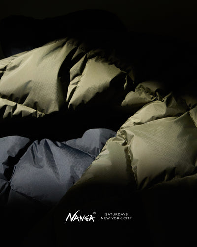 Saturdays New York City モックネックシャツ ベージュ　M Dot Mesh Half SS Mock Neck | Saturdays NYC Japan